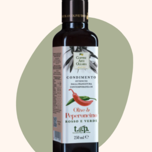 Oliwa Coppini z czerwonym i zielonym peperoncino 250 ml