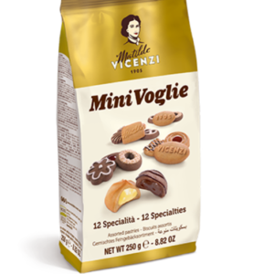 Mini Voglie – mini kruche ciasteczka w różnych smakach (250 g)